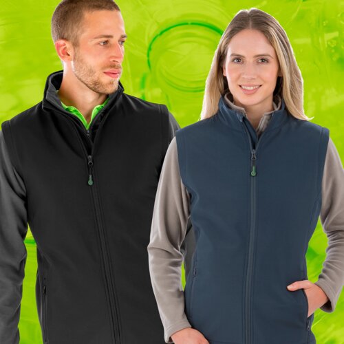 Result Genuine Recycled Ladies Printable Soft Shell Bodywarmer Thumbnail