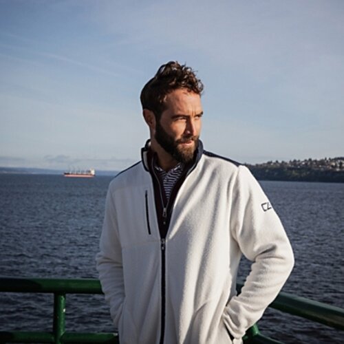 Cutter & Buck Cascade Eco Sherpa Mens Big & Tall Fleece Jacket Thumbnail