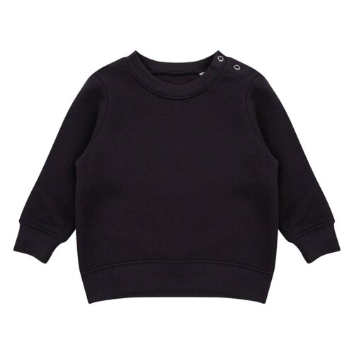 Crew neck sweatshirt with shoulder poppers Thumbnail