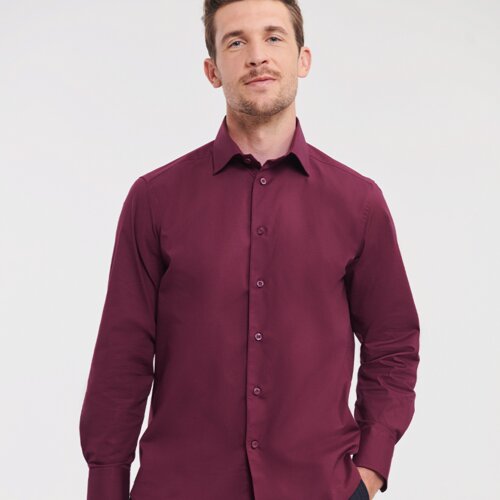 Russell Collection Long Sleeve Easy Care Fitted Shirt Thumbnail