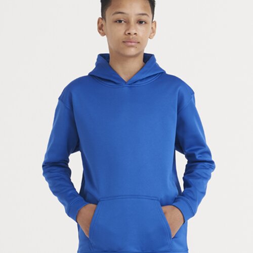 AWDis Kids Sports Polyester Hoodie Thumbnail