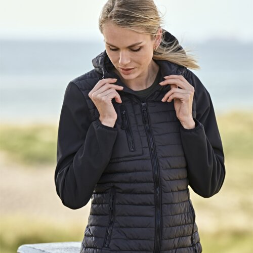 Tee Jays Ladies Crossover Hooded Jacket Thumbnail