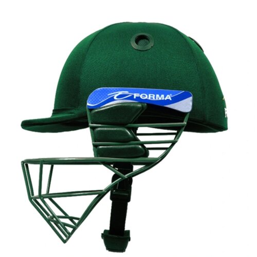 FORMA CRICKET HELMET LITTLE MASTER STEEL GRILL BOTTLE GREEN Thumbnail