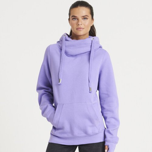 Cross neck hoodie Thumbnail