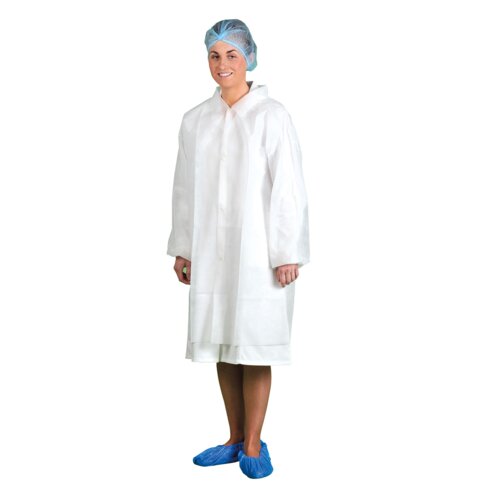 D118 Disposable Visitors Coat PP (PK200) Thumbnail