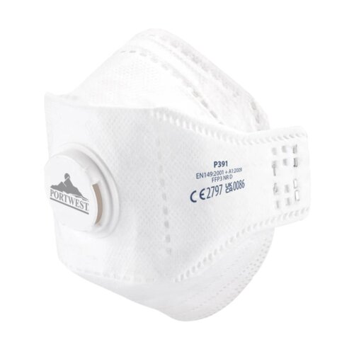 P391 - EAGLE FFP3 Valved Dolomite Fold Flat Respirator (Pk10) Thumbnail