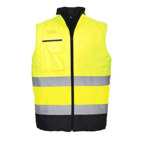 S267 Hi-Vis Contrast Bodywarmer Thumbnail
