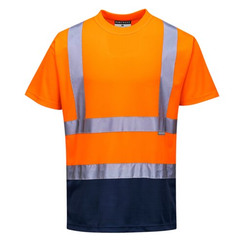S378 - Hi-Vis Contrast T-Shirt S/S  Thumbnail
