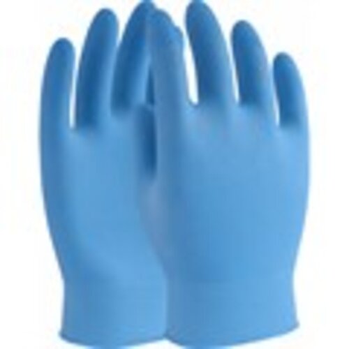 G/DG-NOVA - Hantex Nova Blue 3mil Nitrle Powderfree Gloves (Box of 100) Thumbnail