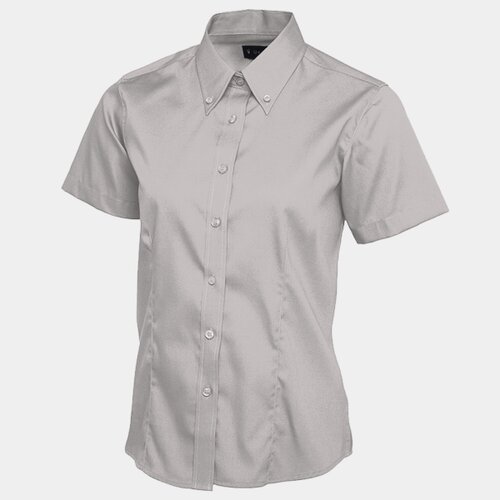 Ladies Pinpoint Oxford Half Sleeve Shirt Thumbnail