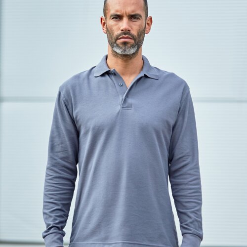 Pro RTX Pro Long Sleeve Piqué Polo Shirt Thumbnail
