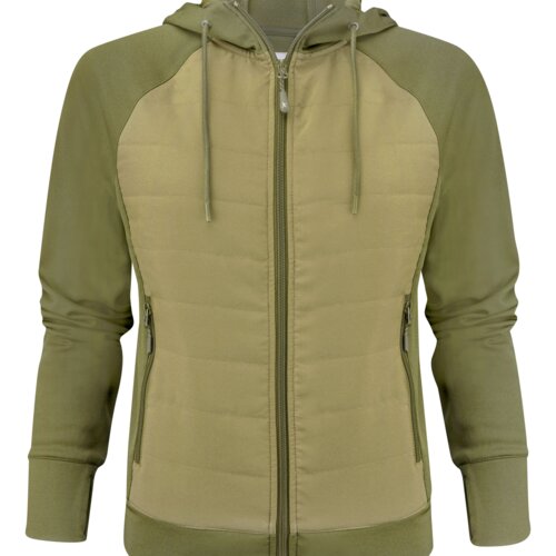 Ladies Keyport Full Zip Hooded Hybrid Jacket Thumbnail