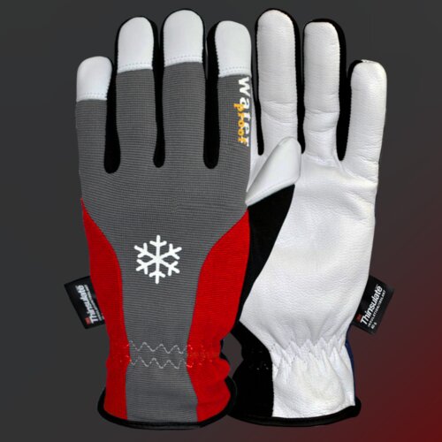 Thermal, Eco-friendly, Goatskin Leather Palm Glove Thumbnail