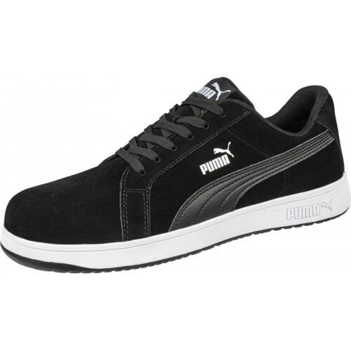 PUMA SAFETY ICONIC SUEDE BLACK LOW S1PL ESD Thumbnail