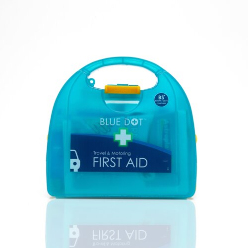 Blue Dot BS 8599-1 (2019) Travel and Motoring First Aid Kit in Vivo Box Thumbnail