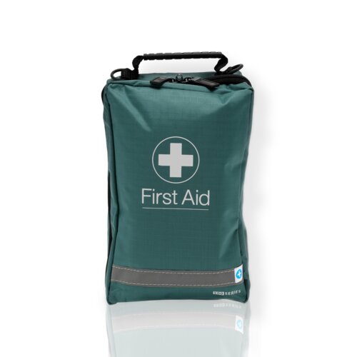  Blue Dot Travel First Aid Kit in Green Bag Thumbnail