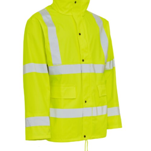 026300R - Dry Zone Visible PU Rain Jacket Hi Vis Thumbnail