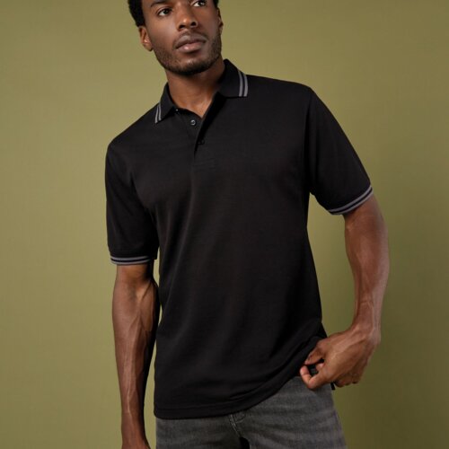 Classic Fit Tipped Collar Polo Thumbnail