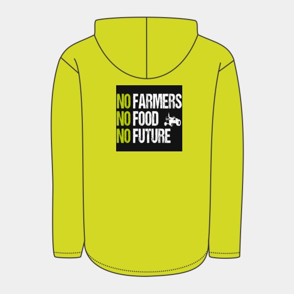 HVP218 Two Tone Bomber Jacket No Farmers, No Food, No Future Thumbnail
