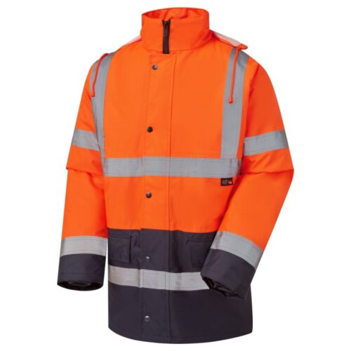 35491 - Hi Vis Orange Two Tone Parka Thumbnail